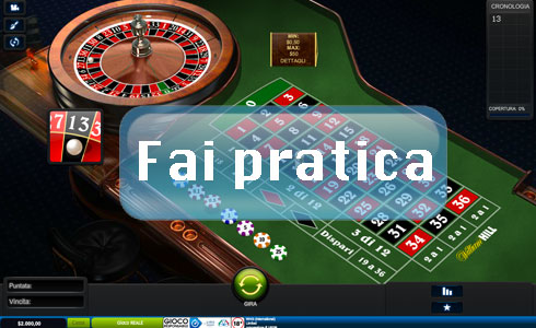 Prova a giocare in demo con la Roulette online